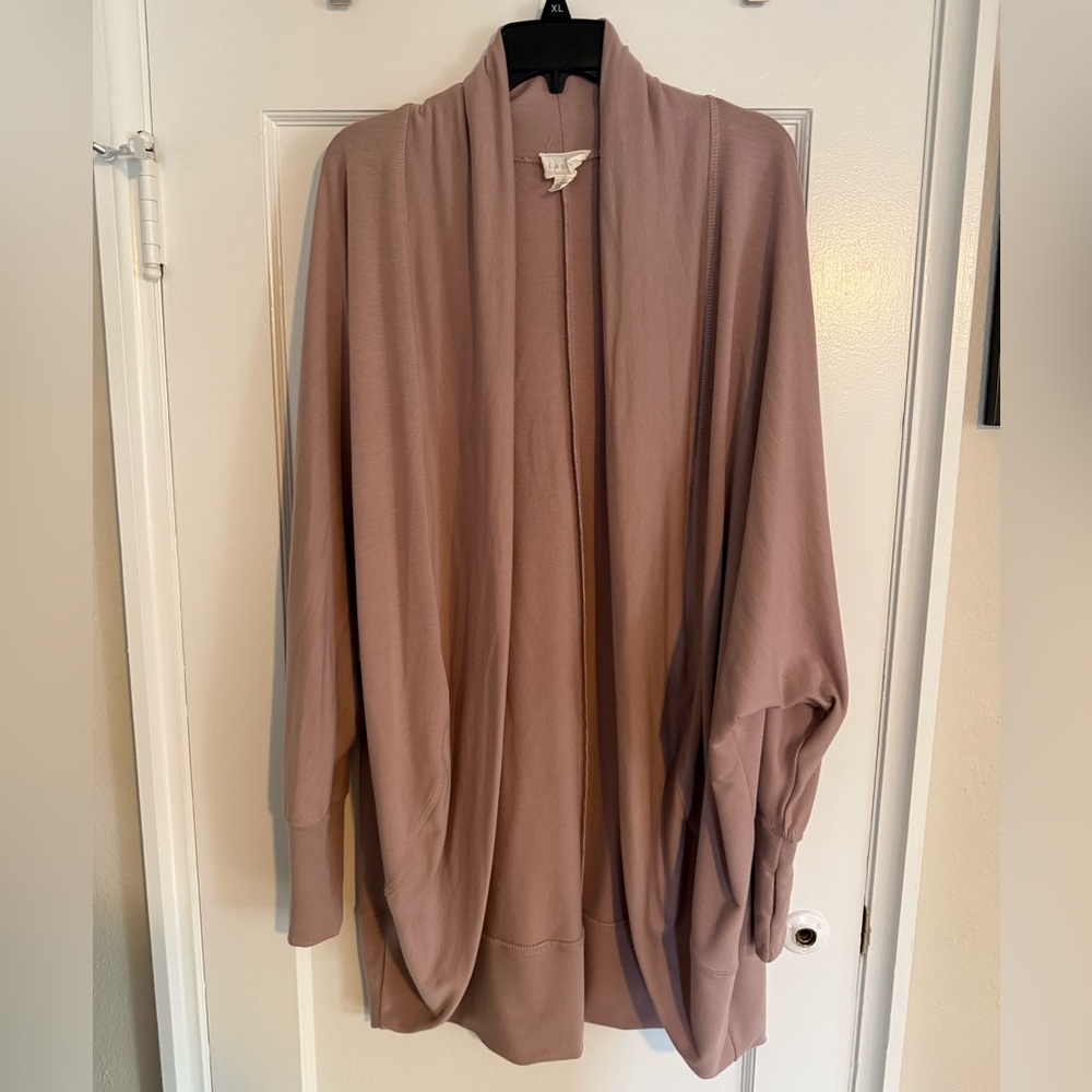 Caslon Plus Size 1X Dusty Pink Cardigan